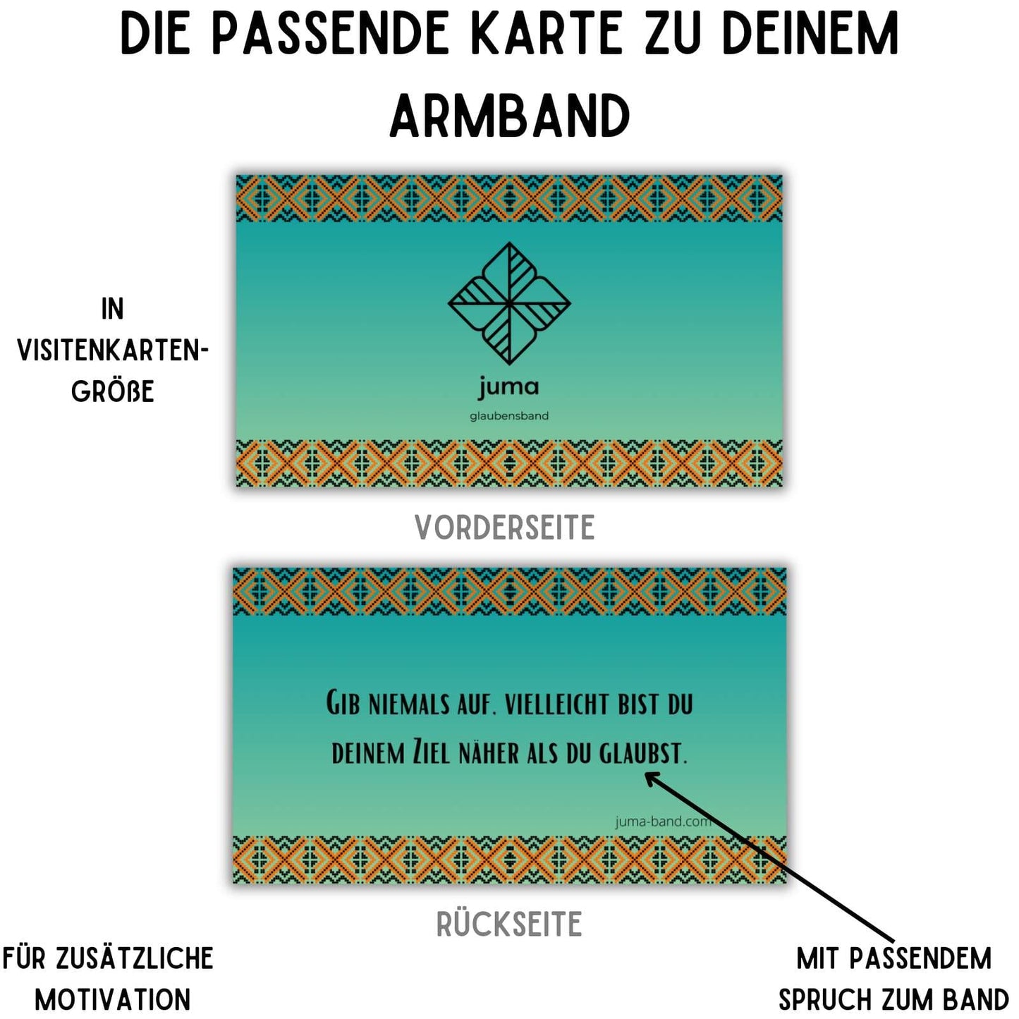 "Gib niemals auf"